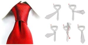 como hacer un nudo de corbata